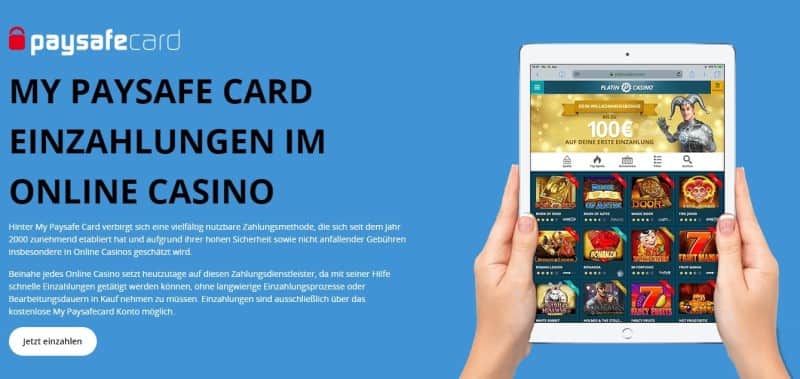 online casino mit paysafe einzahlen