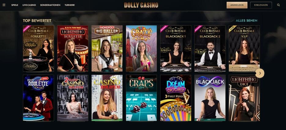 Dolly Casino-Spiele